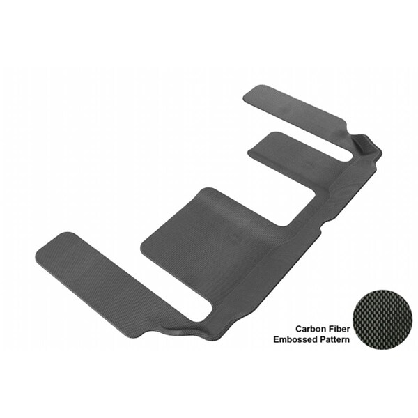 3D Maxpider MAZDA CX-9 2007-2013 KAGU BLACK R3 Floor Mat L1MZ01731509 - main